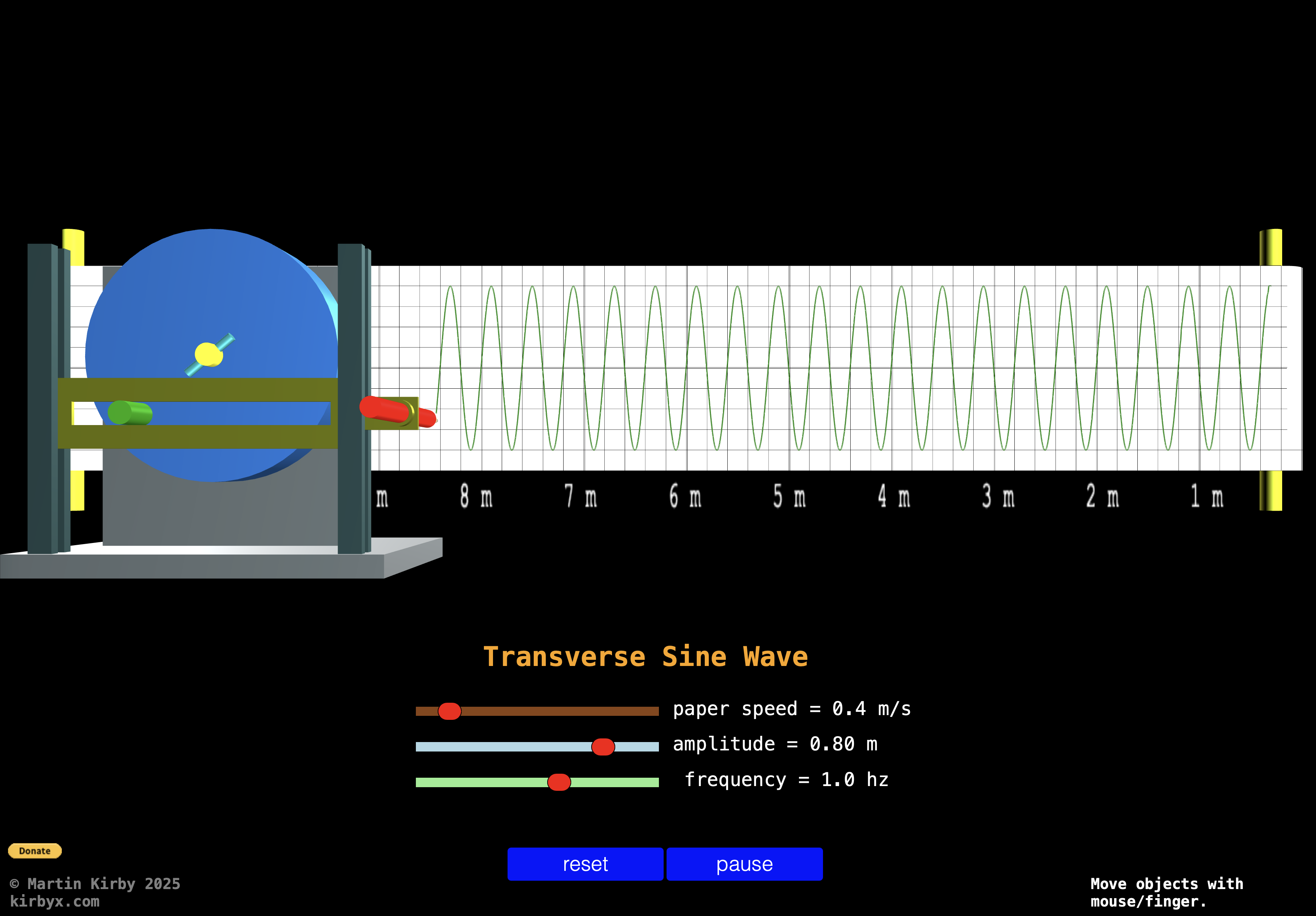 Transverse Sine Wave Maker