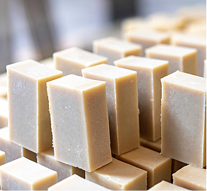Photos of several bars of soap.